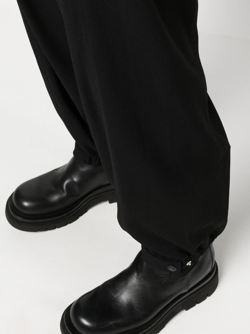 DRAWSTRING-WAIST SLIM-FIT TROUSERS