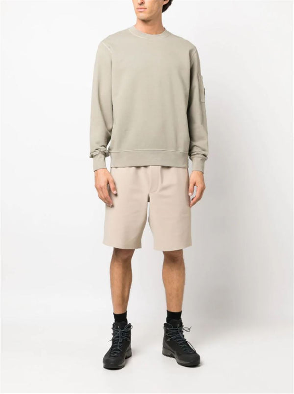 LOGO-PATCH COTTON SWEATSHIRT