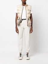 LOGO-PATCH BELTED TRACK PANTS