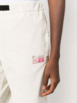 LOGO-PATCH BELTED TRACK PANTS