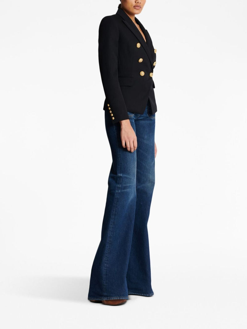 DOUBLE-BREASTED WOOL BLAZER