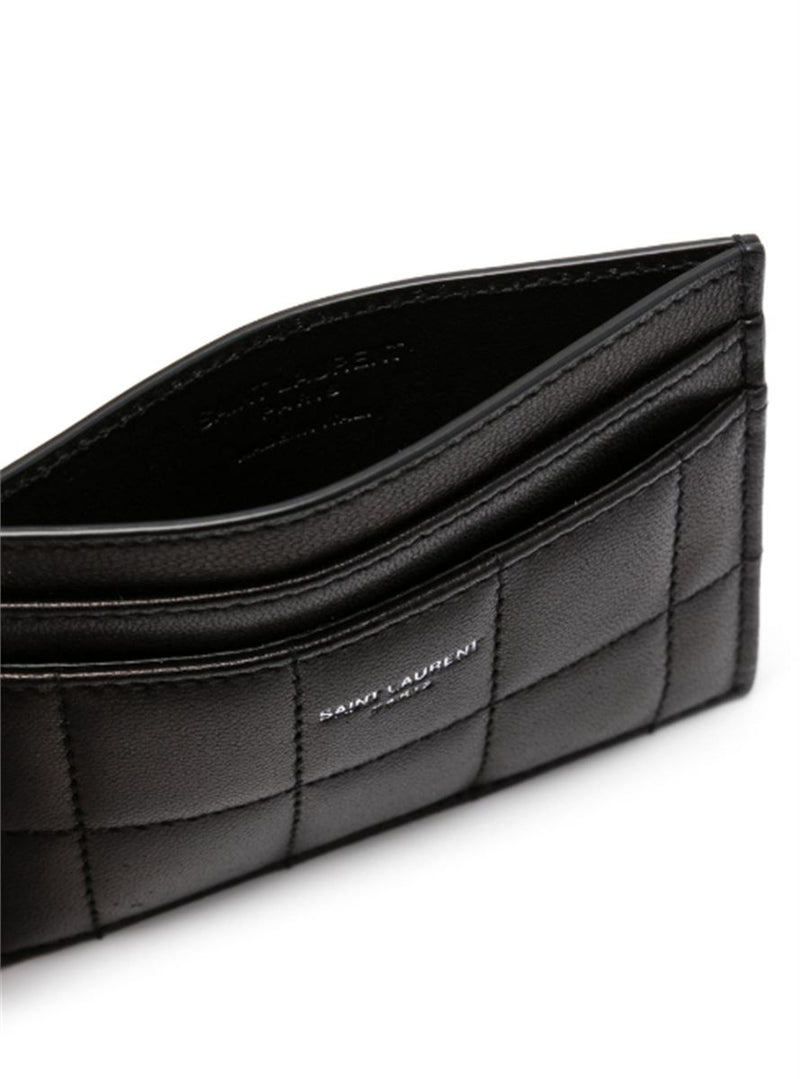 Ysl quilted card 2025 holder