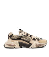 NYLON AIRMASTER PANELLED LOW-TOP SNEAKERS