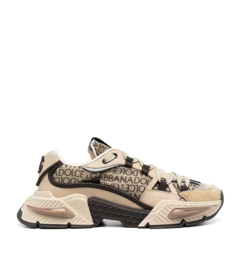 NYLON AIRMASTER PANELLED LOW-TOP SNEAKERS
