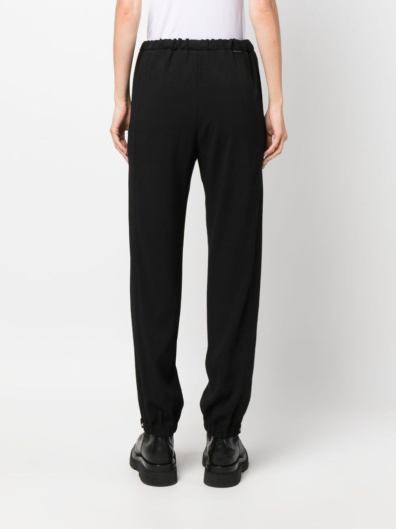 DRAWSTRING-WAIST SLIM-FIT TROUSERS