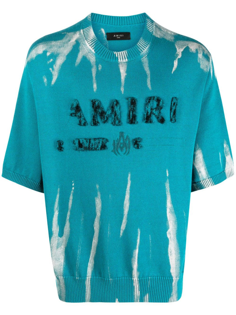 LOGO-EMBROIDERED KNITTED T-SHIRT