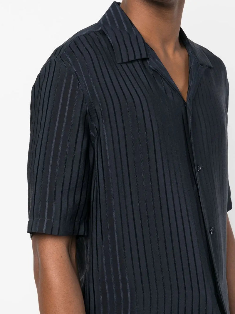 STRIPED SHORT-SLEEVE SHIRT