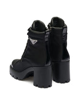 90MM TRIANGLE-LOGO ANKLE BOOTS