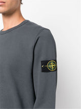 COMPASS-LOGO COTTON SWEATSHIRT