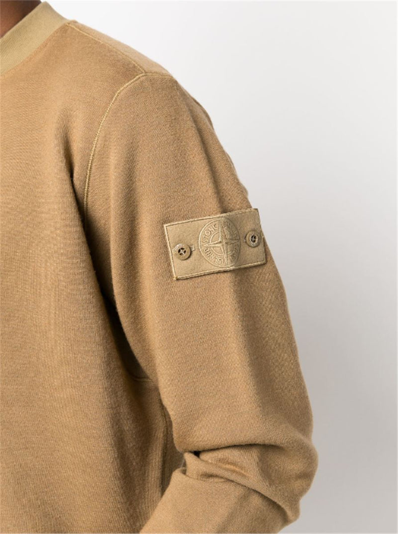 SIGNATURE COMPASS-MOTIF JERSEY SWEATSHIRT
