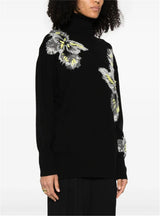 PATTERNED INTARSIA-KNIT CASHMERE-BLEND JUMPER
