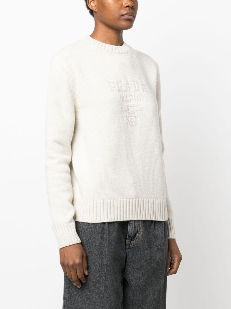 LOGO-EMBROIDERED JUMPER