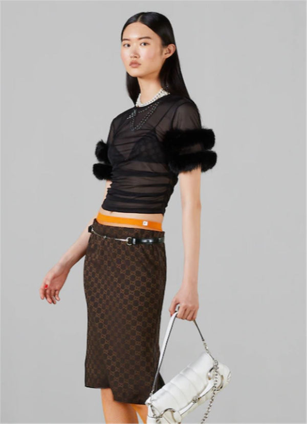 GG VISCOSE SKIRT