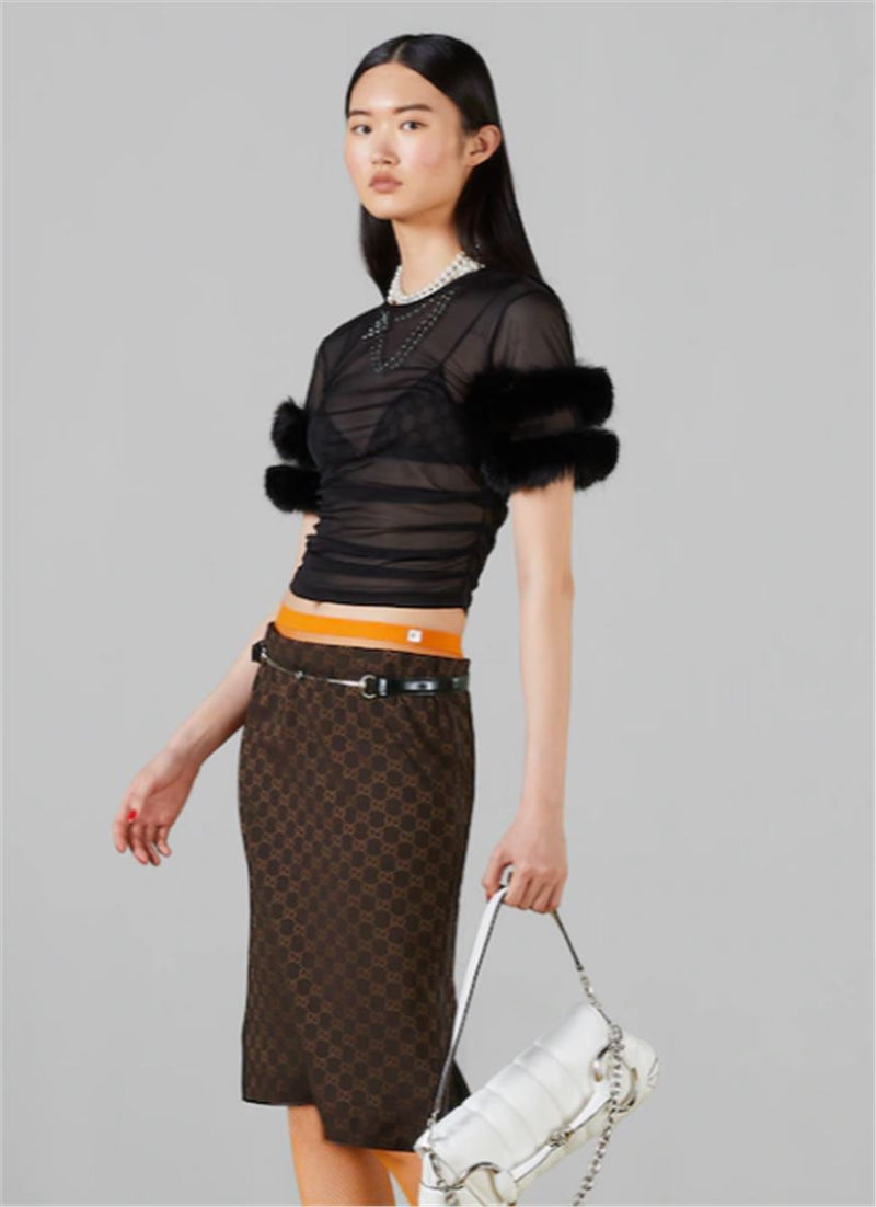GG VISCOSE SKIRT