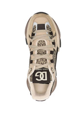 NYLON AIRMASTER PANELLED LOW-TOP SNEAKERS