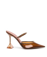 GILDA GLASS 95MM CRYSTAL-EMBELLISHED MULES