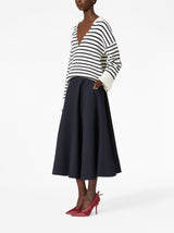 CREPE COUTURE MIDI SKIRT