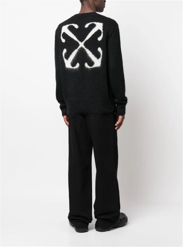 ARROW INTARSIA CREW-NECK JUMPER