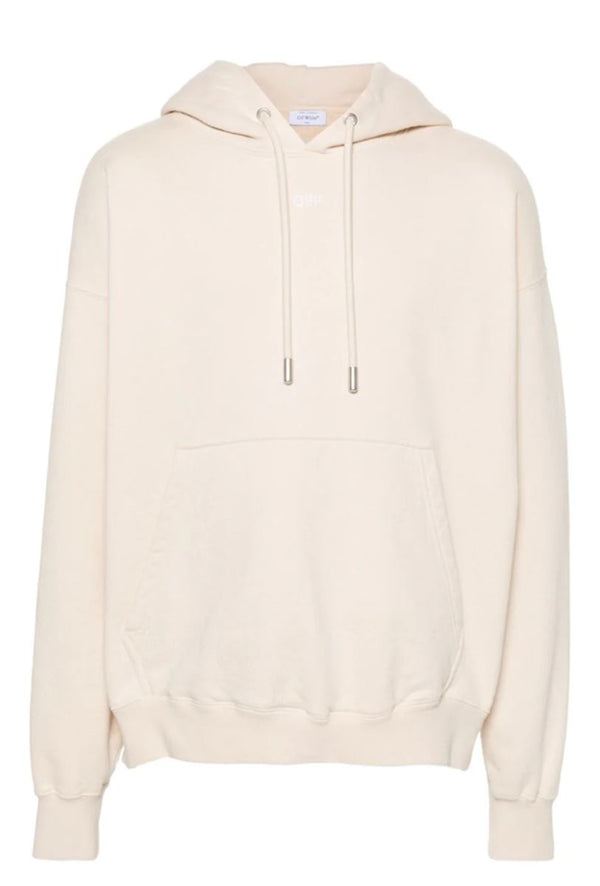 ARROWS-EMBROIDERED COTTON HOODIE