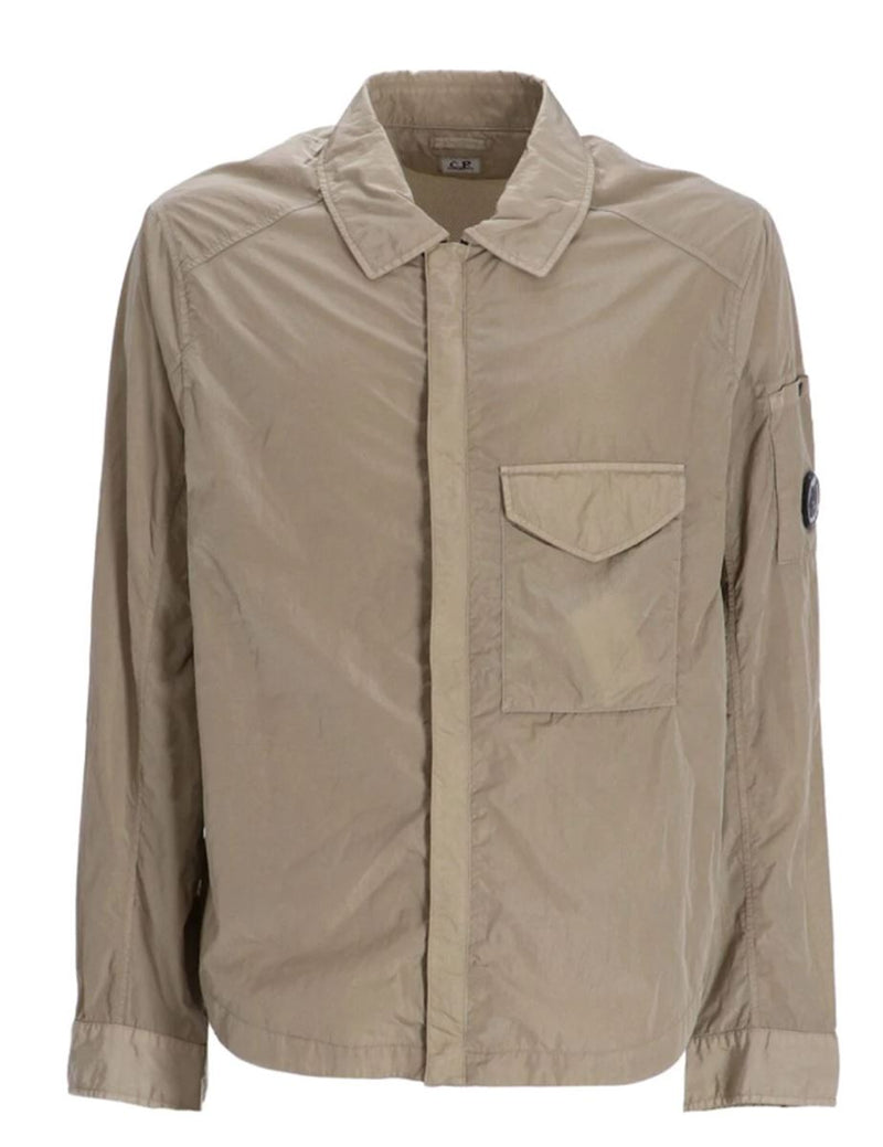 LENS-DETAIL CHEST-POCKET SHIRT
