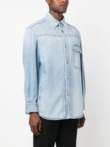 VLOGO DENIM SHIRT
