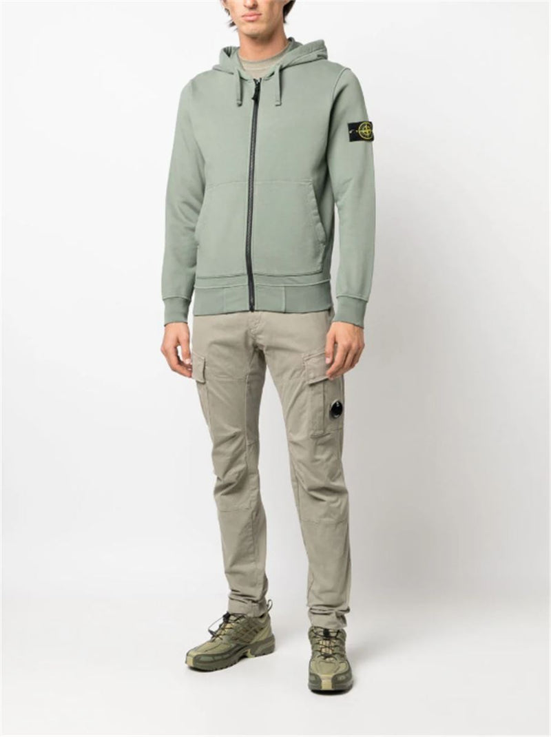 LENS-DETAIL CARGO TAPERED TROUSERS