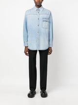 VLOGO DENIM SHIRT
