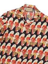 PORTER-PRINT SILK TWILL SHIRT