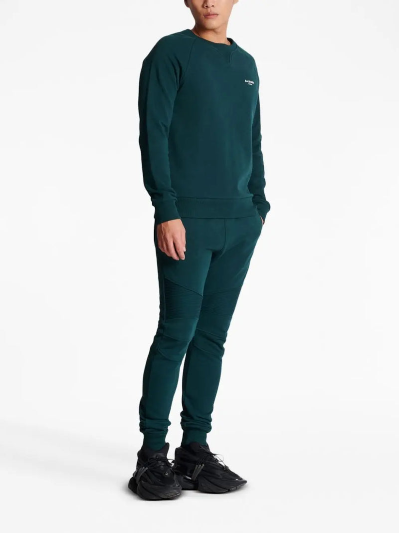 LOGO-PRINT ORGANIC COTTON SWEATSHIRT