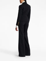 LUREX-DETAIL DOUBLE-BREASTED BLAZER