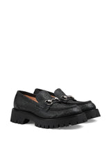GG LOGO-DEBOSSED LUG LOAFERS