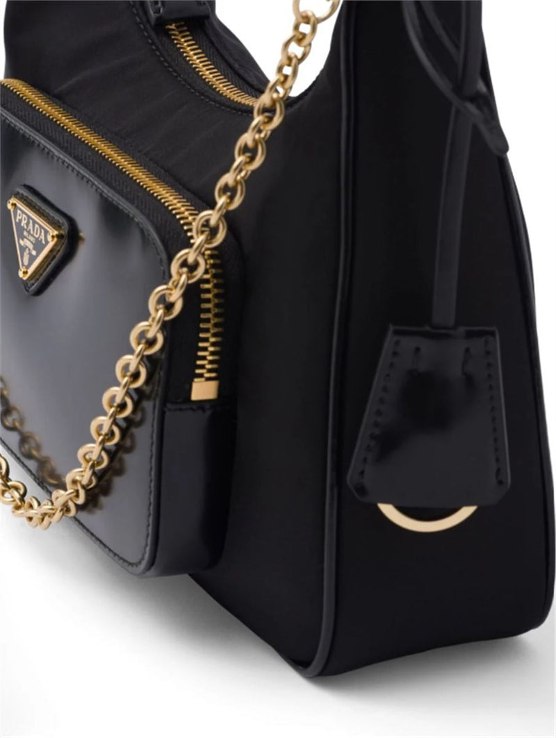 TRIANGLE-LOGO SHOULDER BAG