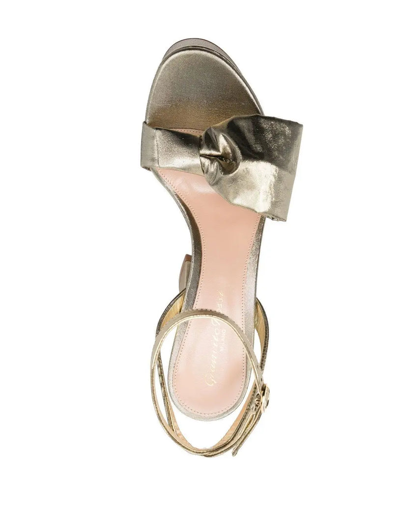 BOW-DETAIL 120MM SANDALS