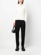 DRAWSTRING-WAIST SLIM-FIT TROUSERS