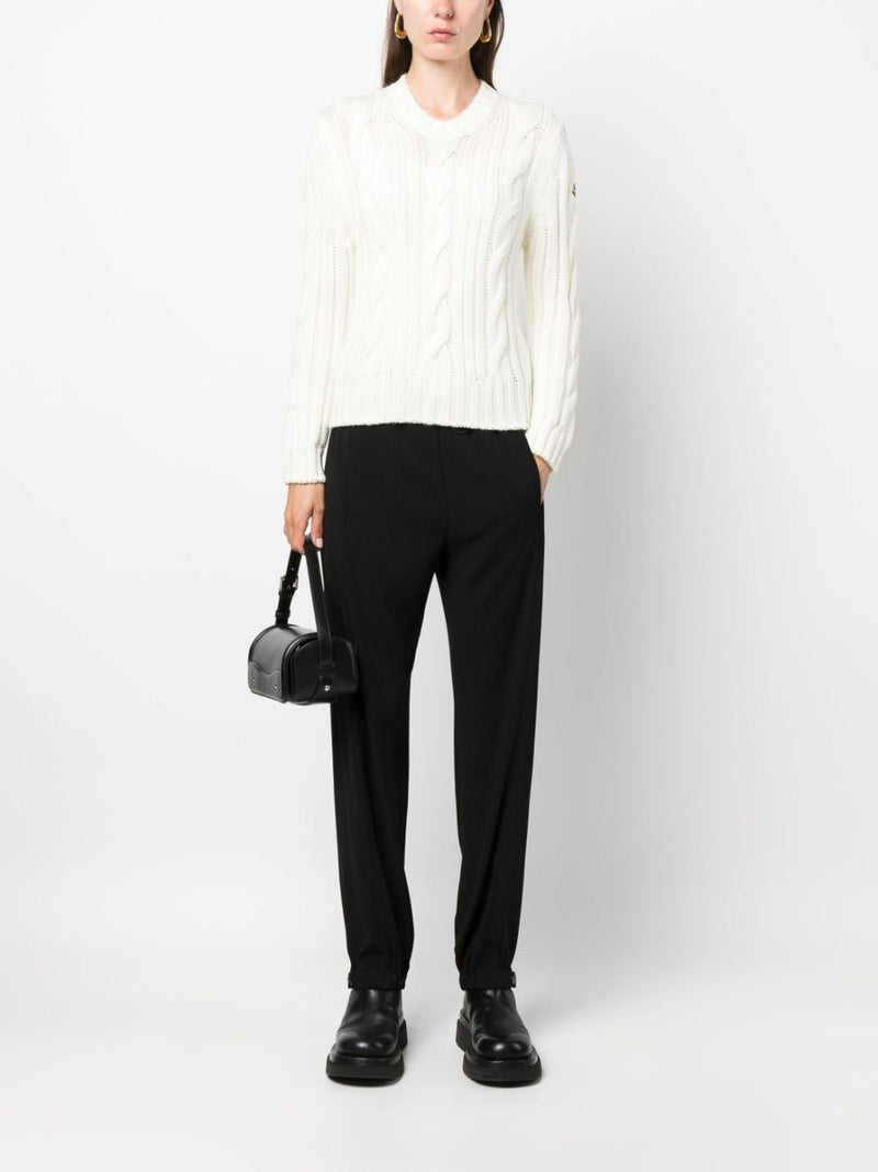 DRAWSTRING-WAIST SLIM-FIT TROUSERS