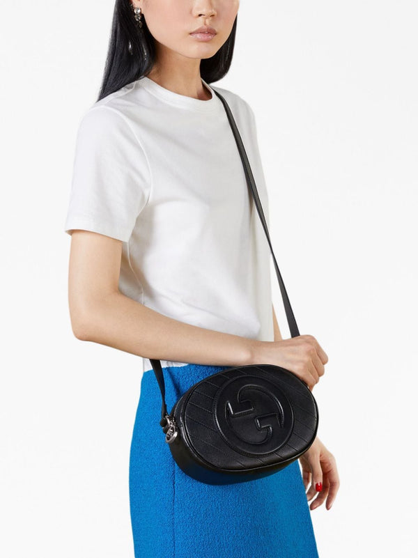 MINI BLONDIE LEATHER SHOULDER BAG