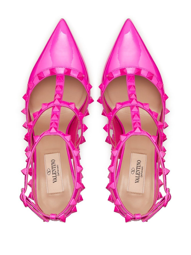ROCKSTUD 100MM ANKLE-STRAP PUMPS