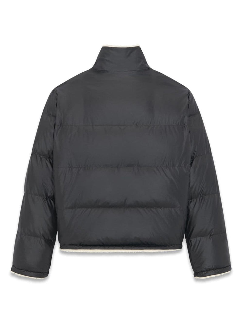 PUFF DOWN SHEARLING-LINED JACKET