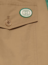 WEB-STRIPE LOGO-PATCH TRACK PANTS