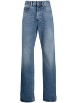 GG-TRIM STRAIGHT-LEG JEANS