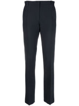 WOOL-SILK BLEND TAILORED TROUSERS