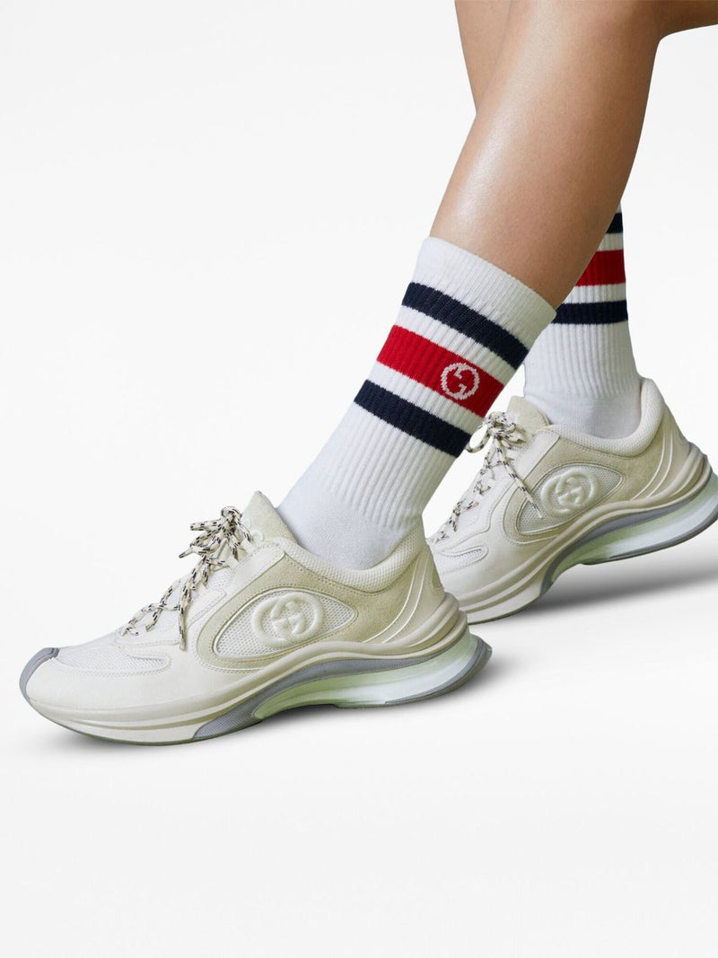 GUCCI RUN SUEDE SNEAKERS