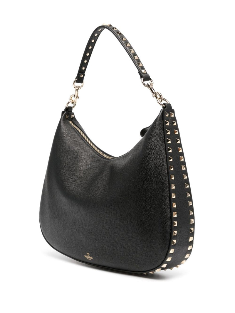 ROCKSTUD LEATHER TOTE BAG