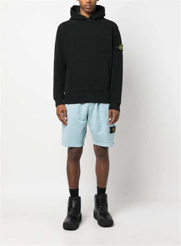 COMPASS-APPLIQUÉ COTTON HOODIE