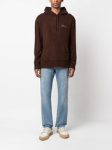 LOGO-EMBROIDERED DRAWSTRING HOODIE