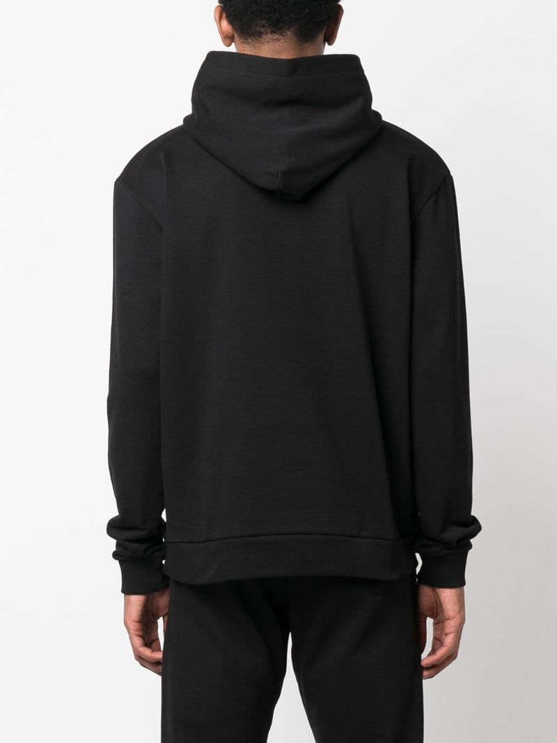 LOGO-EMBOSSED COTTON HOODIE