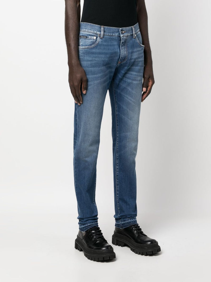 MID-RISE SKINNY JEANS