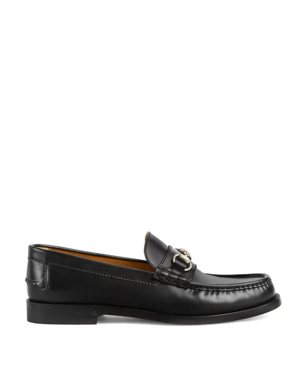 HORSEBIT-DETAIL LEATHER LOAFERS