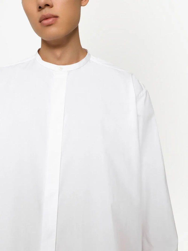 COLLARLESS LONG SHIRT