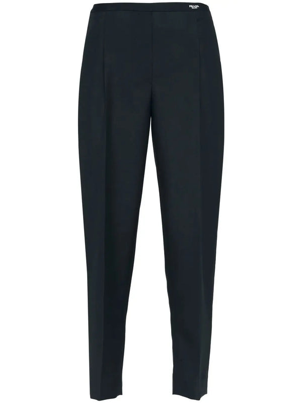 LOGO-PRINT STRAIGHT-LEG TROUSERS
